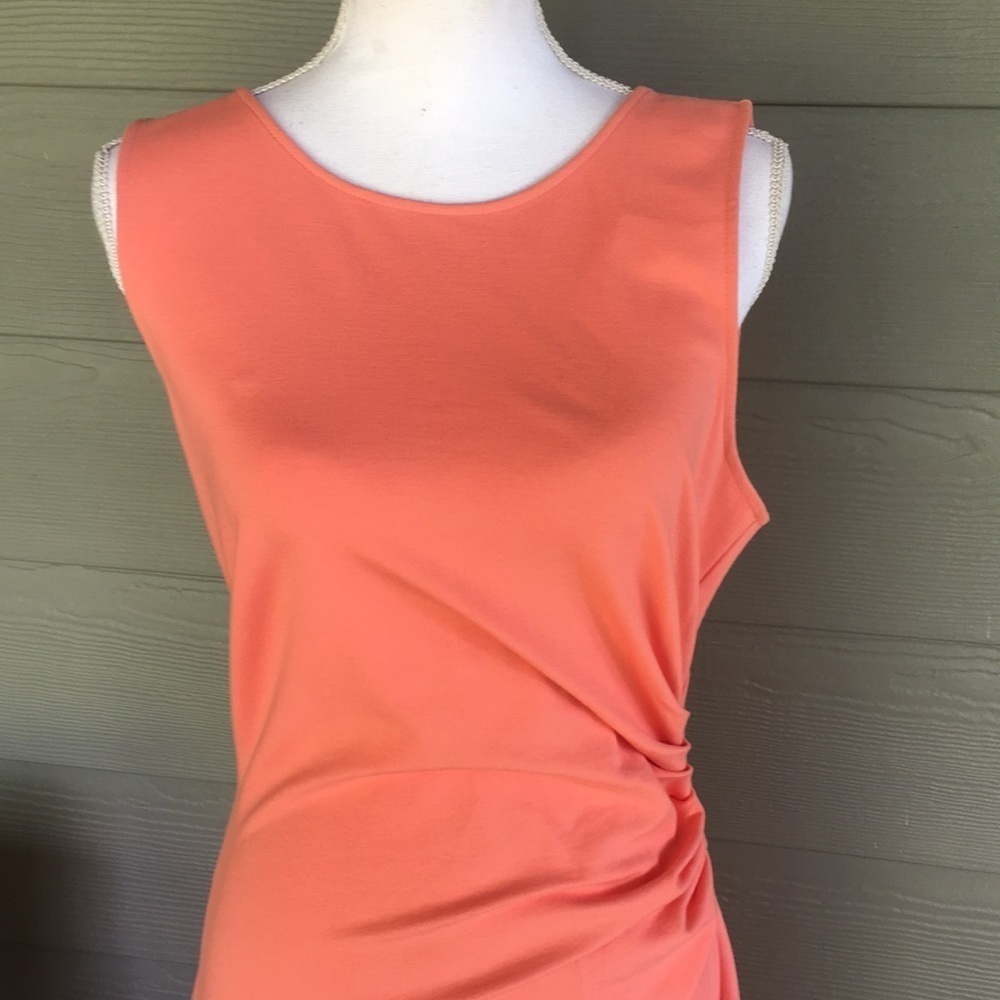Kenneth Cole New York Ruched Sleeveless Dress - Picture 2 of 11